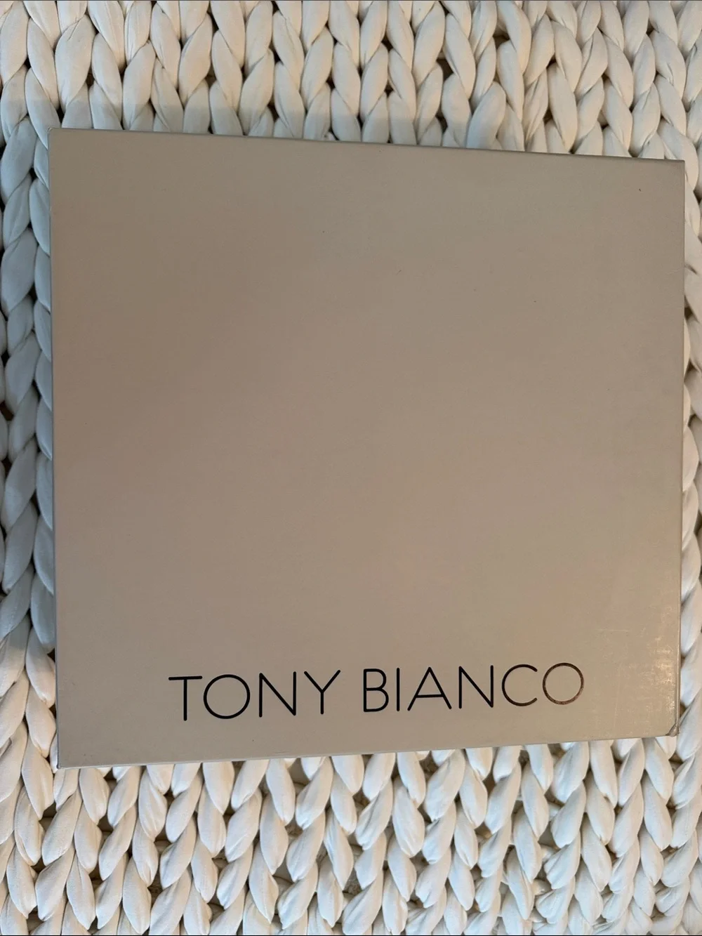 Tony Bianco Vogue Tan Como Leather Crossover Platform Wedge Sandals Size 9
